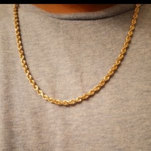14 K Gold Men's Rope Chain
